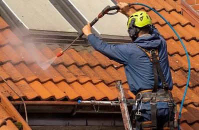 Démoussage et hydrofuge de toiture à Riantec